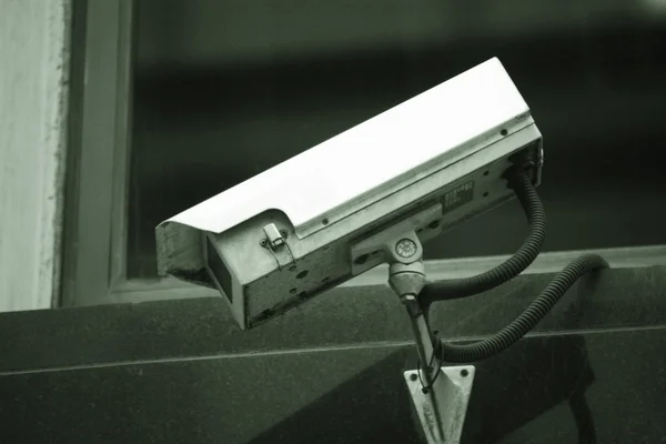 CCTV, câmera de segurança — Fotografia de Stock