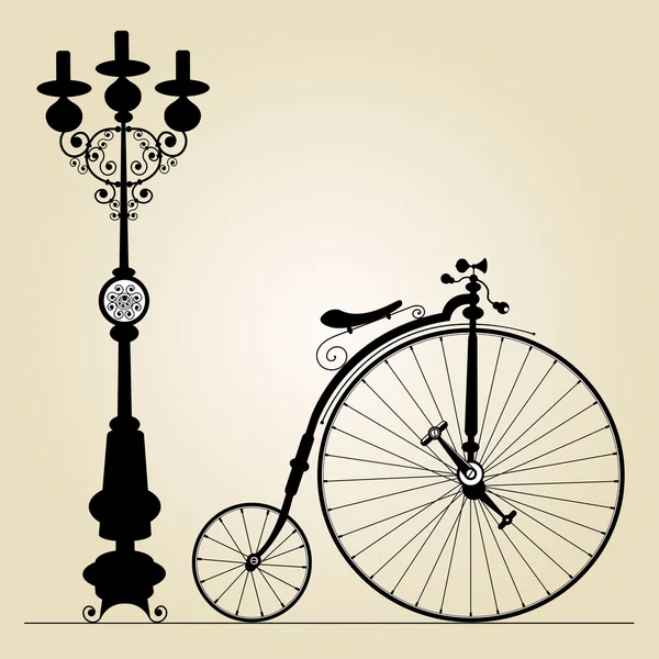 旧自行车 — 图库矢量图片