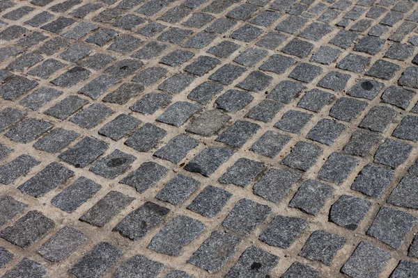 Stone paved avenue street road — Stock Photo, Image