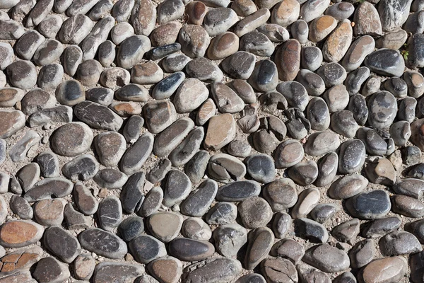 Pebbles stone road texture — Stock Photo, Image