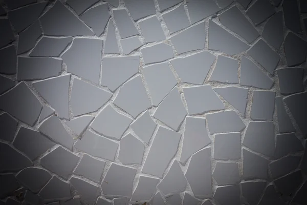 Witte tegel patroon van een geplaveide straat textuur steen — Stockfoto