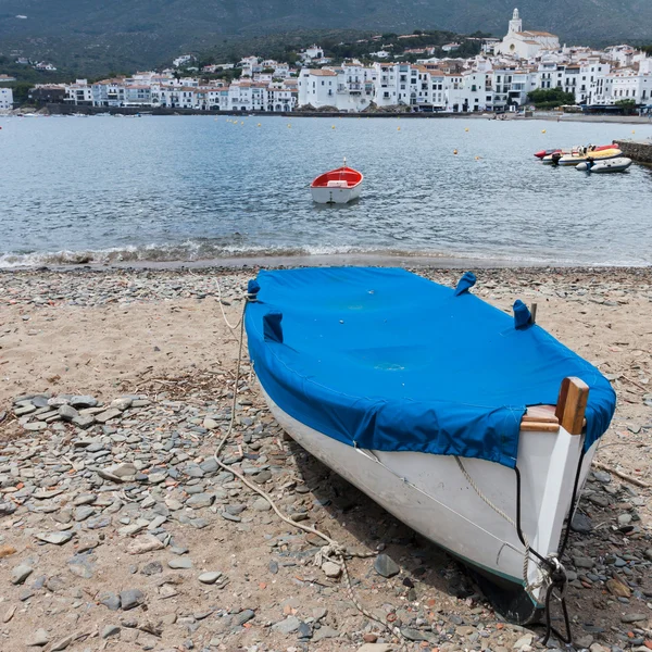 stock image Boats in Cadaques, Spain