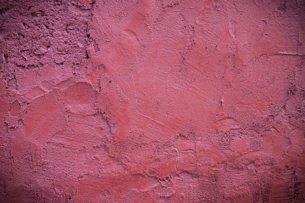 Dark edged pink plaster concrete texture background — Stock Photo, Image