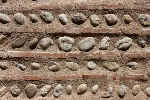 stock image Cobblestone wall texture background