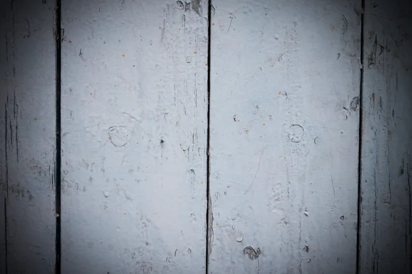 Koel vuil wit geschilderd houten deur — Stockfoto