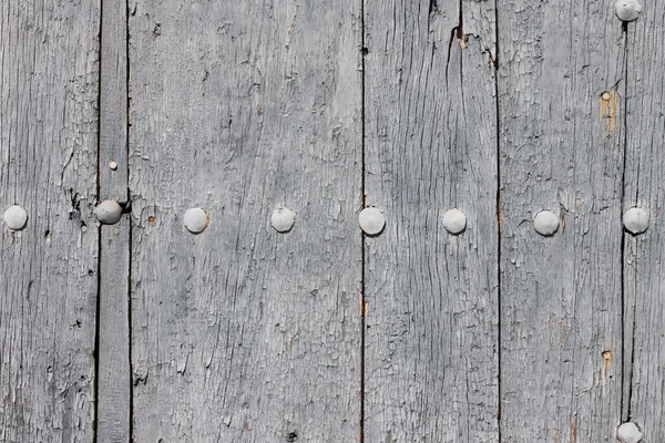 Grijs geschilderde houten deur achtergrond — Stockfoto