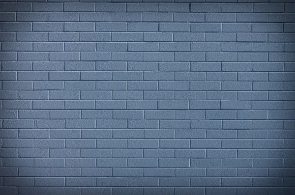 Blue brick wall background — Stock Photo, Image