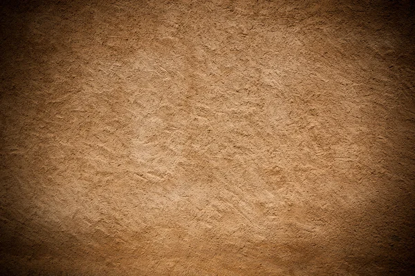 빈티지 갈색 페인트 석고 콘크리트 벽 — 스톡 사진