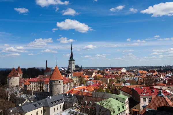Вид на старый город Таллинна — стоковое фото