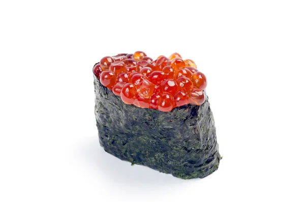 Gunkan sushi, ikura, caviar — Fotografia de Stock