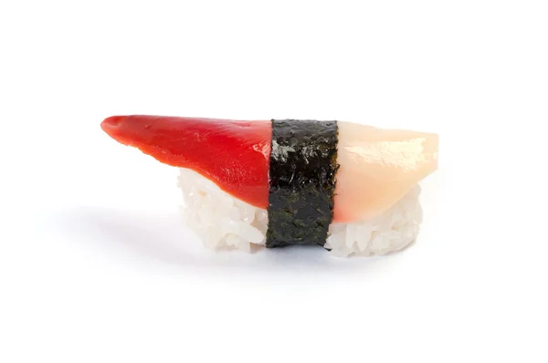Nigiri Sushi, hokkigai, skaldjur — Stockfoto