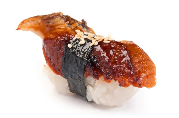 Sushi Nigiri, Unagi, anguila ahumada — Foto de Stock