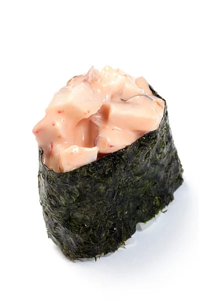 Gunkan Sushi, taco épicé, pieuvre épicée — Photo