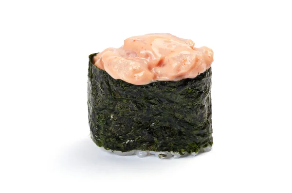 Gunkan sushi, kryddig hamat, kryddig yellowtail — Stockfoto