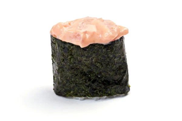 Gunkan sushi, pikante syake, pikante zalm — Stockfoto