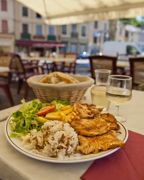 stock image Chicken for Lunch at Cremieu