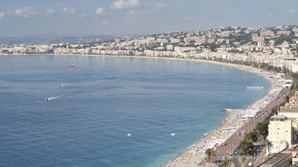 The Coast at Nice from Castle Hill — Stock Photo, Image