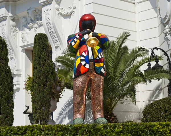 stock image Mosaic Sculpture of Louis Armstrong