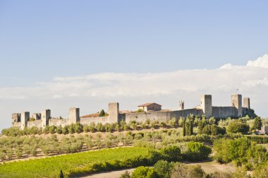 Monteriggioni ortaçağ köyü