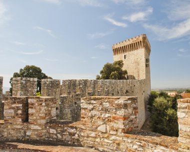 Fortress at Castiglione del Lago clipart