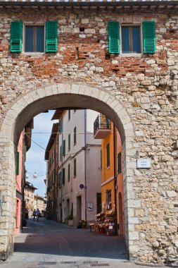 Entrance to Castiglione del Lago clipart