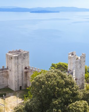 Lake trasimeno dan Kalesi, castiglione del lago