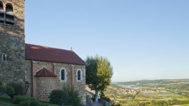 vienne yakınındaki Rhone Nehri Vadisi