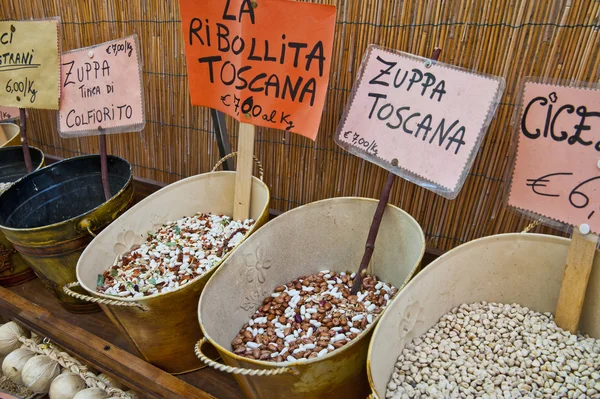 Bonen voor Toscaanse eten — Stockfoto