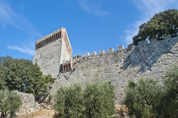 Fæstning ved Castiglione del Lago - Stock-foto
