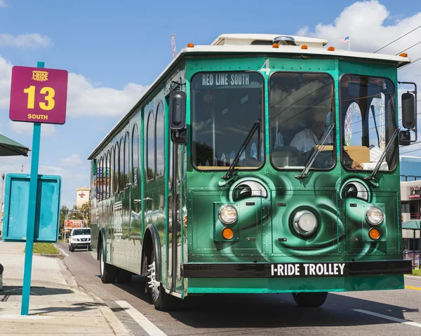 stock image Trolley for Tourists in Orlando