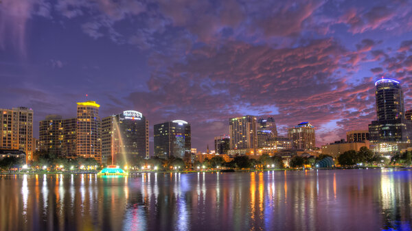 Orlando Skyline at Twilight