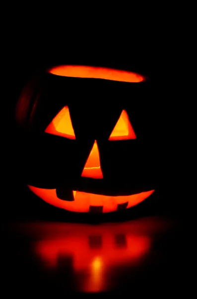 Calabaza de halloween tallada — Foto de Stock