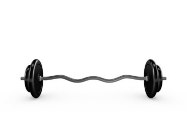 Black Barbell clipart