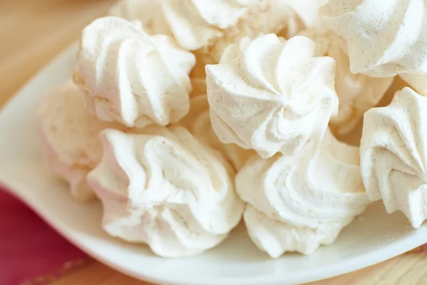 stock image White meringue