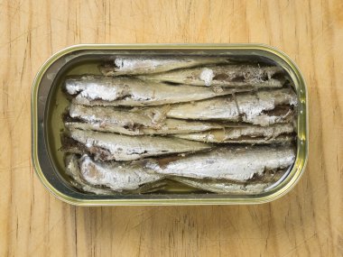 Canned sardines clipart