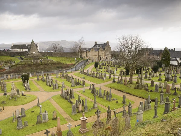Skotského hřbitova v Stirling (Skotsko) — Stock fotografie