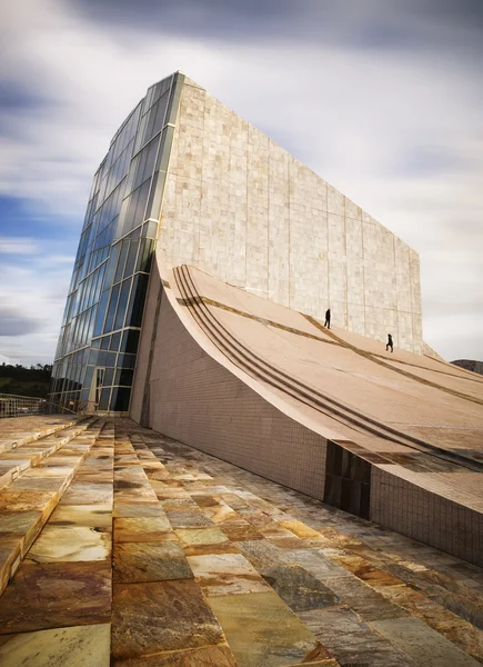 Здание Города Культуры и Сантьяго-де-Компостела, Испания — стоковое фото