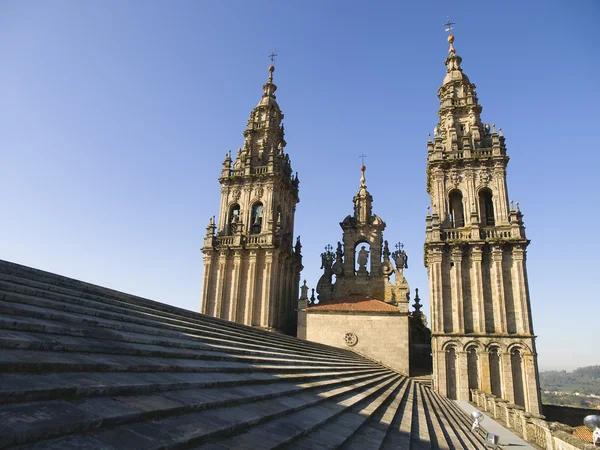 Santiago de Compostela, Spain on October 19, 2008. Сантьяго-де-Си — стоковое фото