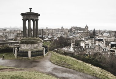 View of Edinburgh from Calton Hill clipart