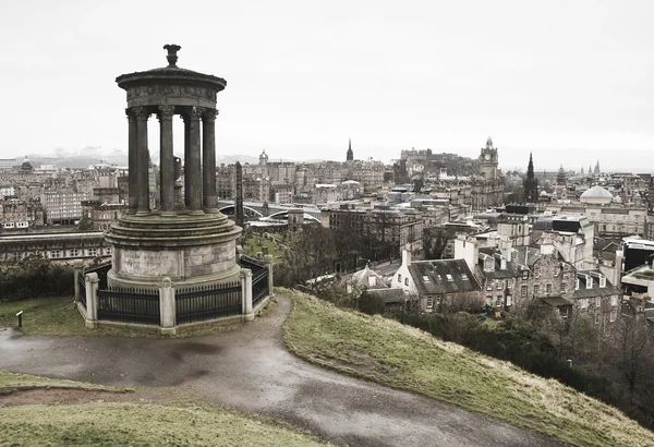 Vista de Edimburgo desde Calton Hill — Foto de Stock