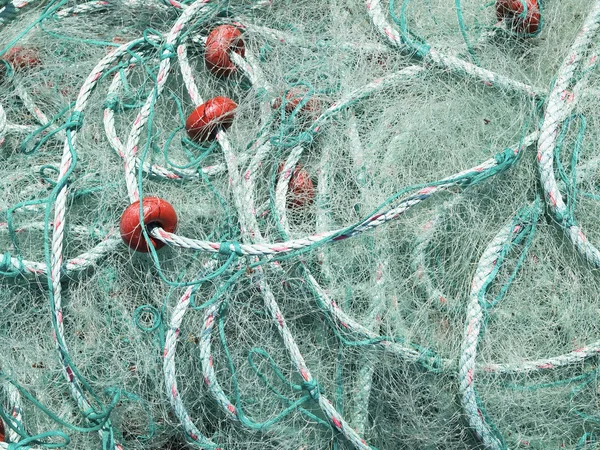 Fondo neto de pesca — Foto de Stock