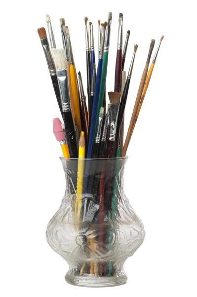 stock image Artists paint brushes