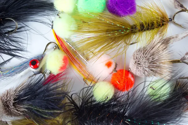 Flies for Fly Fishing — Stock Photo, Image