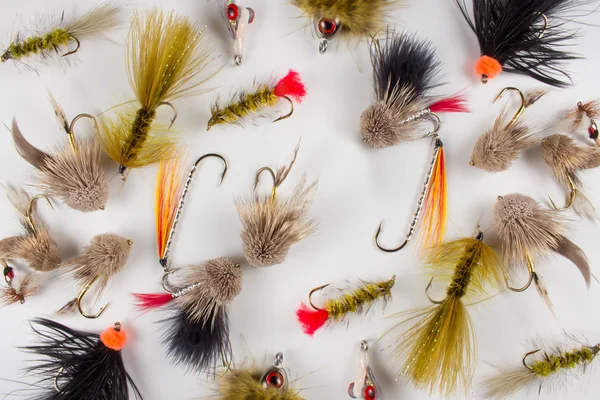 Flies for Fly Fishing — Stock Photo, Image
