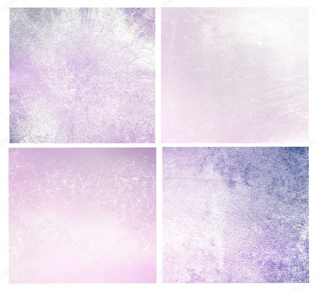 Set of 4 different textured backgrounds