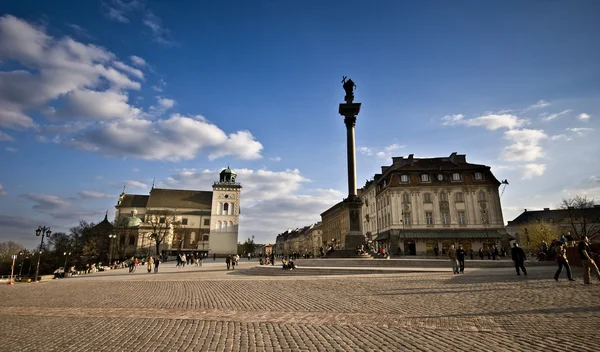 Kolumna króla Zygmunta III w Warszawie — Zdjęcie stockowe