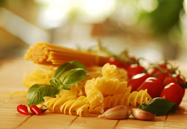 Various types of pasta — Stock Photo, Image