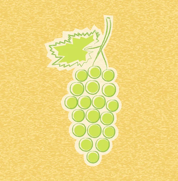 Icône raisin — Image vectorielle