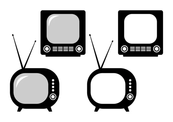 Ретро телевізор — стоковий вектор