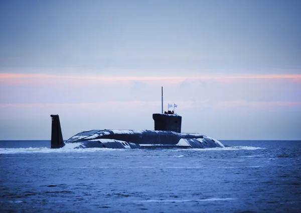 Russische nucleaire onderzeeër — Stockfoto